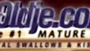 Young blonde sucks grandpa and swallows 😋