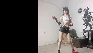 Mayu Ronne's Seductive Jerk Off Challenge In Cute Cosplay And Heels
