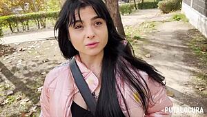 Is Nadja swallowing that cum?