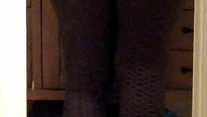 oh wow, check out that milf wife's big ass in tight leggings getting voyeured! it's so hot and juicy.