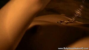 Naked Hotness Dances Erotically Near the Fire!