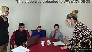 office gone mad slutty trailer with banging and cumshots