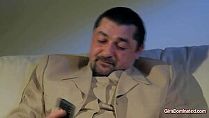 Lea In Stockings And Lingerie Gets Dominated For Cash