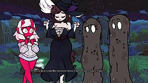 Maeve explores public academy in cartoon adventure.