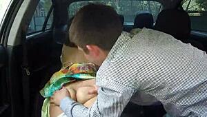 Russian milf says, this deepthroat in the taxi is wild with alina tumanova reacting to the harassment.