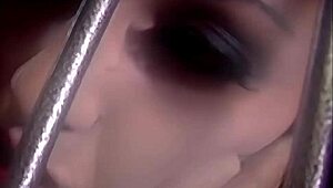 Rachel rotten goth whore rides rough