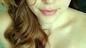 Awesome Kate Teases Big Tits And Nipples In Lactating Eye Contact Challenge 2