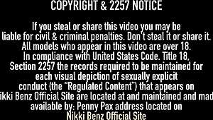 Nikki Benz Strips Off Her Outfit