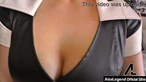 Banging The Nurse Alex Legend Cums On Penny Paxs Face After Sex.