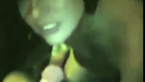 Hey, watch this amateur teen girl giving a hard blowjob in reality