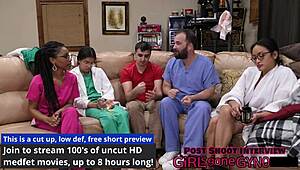 aria nicole GETS CATHETERIZED by doctor tampa in the hospital