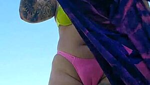 guys can't stop staring at me on the beach