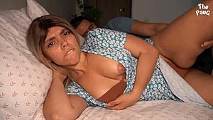 Stepson Shares Bed With Stepmother's Milf Friend