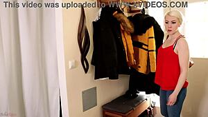 I tricked step-daddy into fucking me while step-mom watches