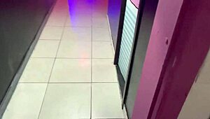 wow, this bar has panties hanging from the ceiling 😏