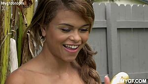 Pussy Goes Bananas In This Wild Interracial Ride