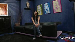 Whornyfilms brunette teen 18+ wants to be a pornstar full video with hardcore pov blowjob and riding