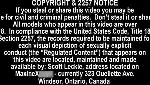 Maxine X in Red Lingerie Feels Horny