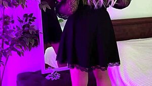 gorgeous mature in a sexy garter belt