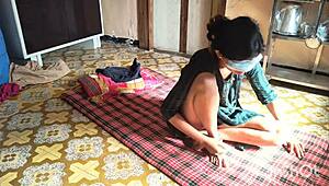 Fucking My Sweet Step Sister in Kitchen