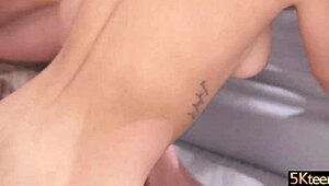 sexy asian teen lore getting fucked by expert big cock in deepthroat doggystyle with sloppy wet pussy and narrow ass