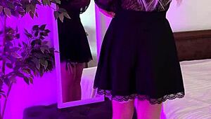 gorgeous mature in a sexy garter belt