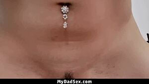 My Step Daddy Forces His Big Cock Into My Mouth For Hardcore Fucking