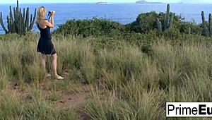 Tarra Takes White and Black Cock in Intriguing Contrast