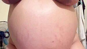 pregnant arab wife teasing on webcam who wants to fuck me?