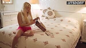 I love watching my lesbian girlfriends share a dildo until they orgasm