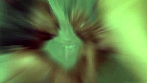 cute black teen gives messy blowjob and receives facial on glasses