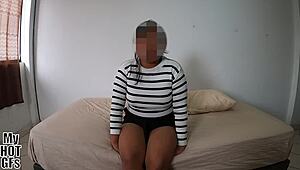 Xiomara gets a huge facial cumshot all over her face 😏