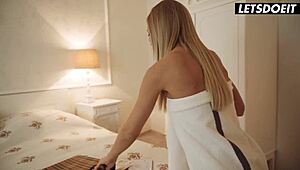 I love watching my lesbian girlfriends share a dildo until they orgasm