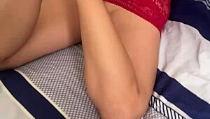 Spying on stepsister with cell phone