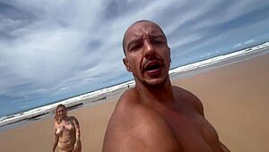 Me and my friend stripped bikini on Bahia beach and fucked all guys there.