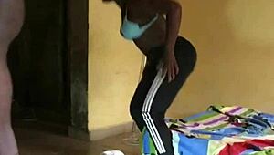 Rider vs jet lady lover doing doggy style in a short room