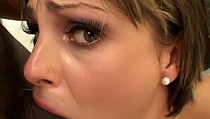 Isabel has an interracial threesome fuck session outdoors