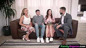 What a great family orgy plan! Everyone orgasms hard.