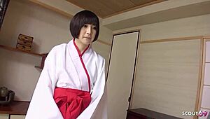 Teacher gives teen her first anal creampie in uncensored Japanese porn.