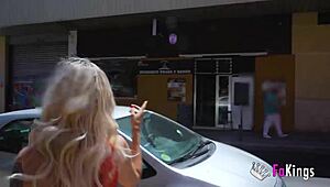 hot blonde girl-next-door tania lópez sharing her routine before getting fucked