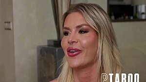 curious blondes surprise francis with an unexpected group adventure.