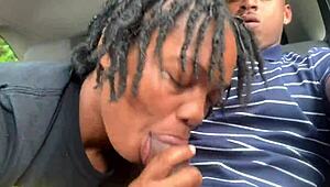 public head on that monster cock, who can resist?