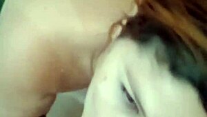 Redhead Shaved Pussy Takes Cock And Cum On Face From Married Neighbor