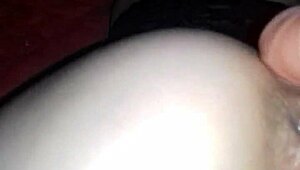 This sexy brunette amateur is exploring wild anal fun with toys in her homemade setup