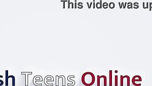 British Redhead Teen Gets Railed Hard and Covered in Cum Facial