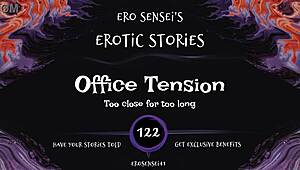 Feel the office tension build in this erotic audio!