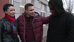 oh my god, the husband milf with big tits helps black stud fuck wife doggystyle!