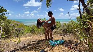 I got caught doing anal by the beach and giving blowjobs in public – amateur fun!