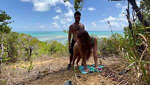 I got caught doing anal by the beach and giving blowjobs in public – amateur fun!
