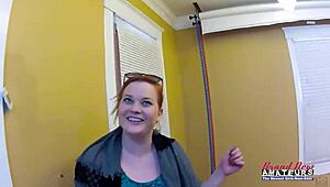 I, redhead cutie carolyn, deep finger my pussy and deepthroat a hard cock